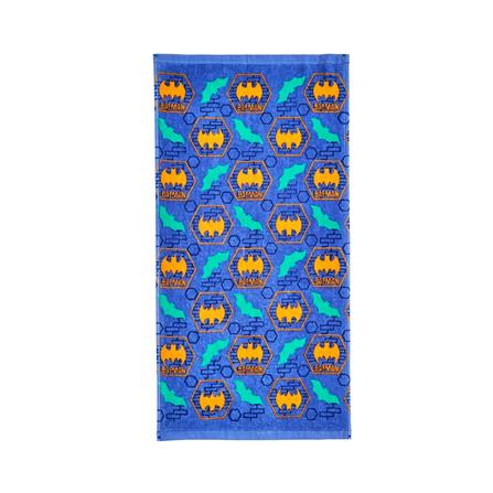 ผ้าขนหนู SATIN PLUS BATMAN 15X30 นิ้ว สีฟ้า_1