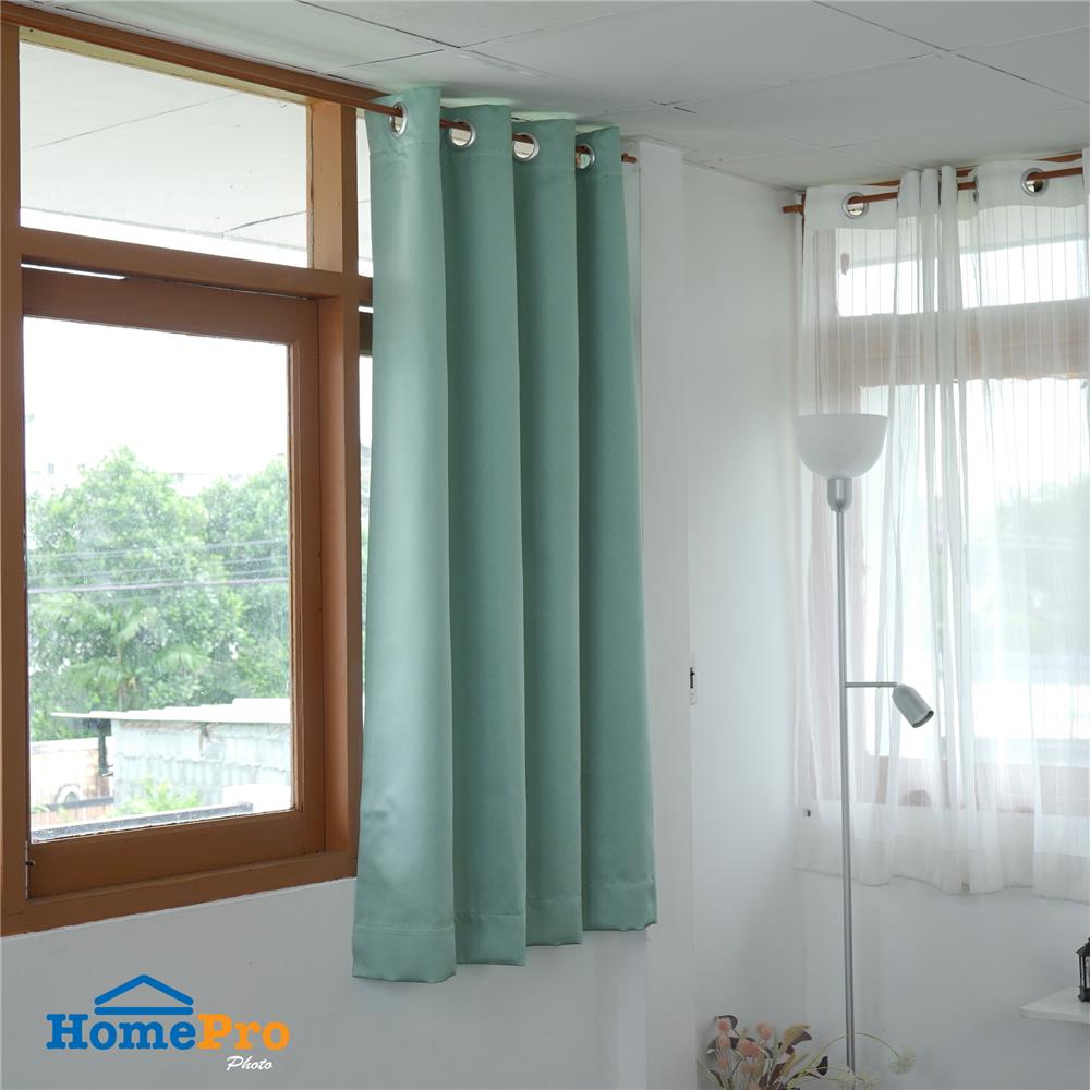 ผ้าม่าน EYELET HOME LIVING STYLE ALBANY UV 150X160 ซม. สีเขียว
