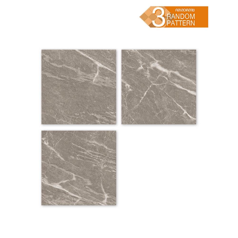 กระเบื้องพื้นพอร์ซเลน  16x16 นิ้ว TARA การ์ดี้ น้ำตาล HYG PM 0.96 ตร.ม.