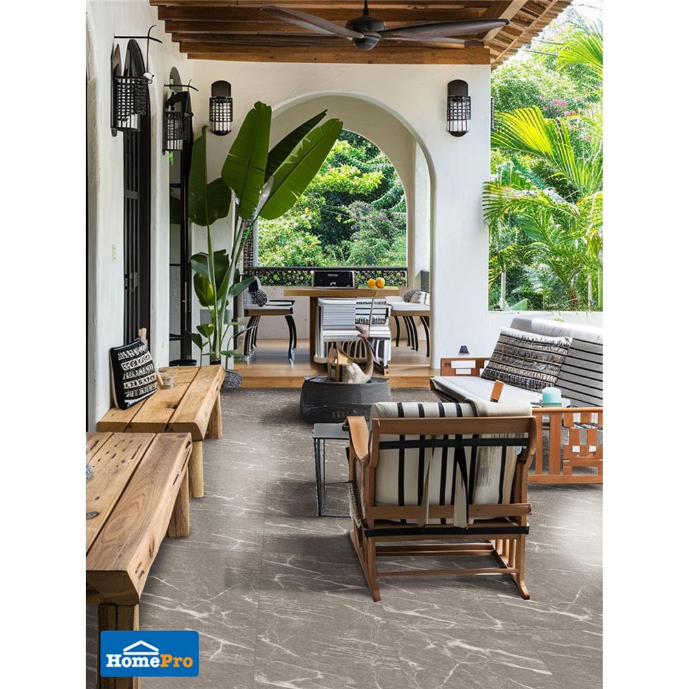 กระเบื้องพื้นพอร์ซเลน  16x16 นิ้ว TARA การ์ดี้ น้ำตาล HYG PM 0.96 ตร.ม.