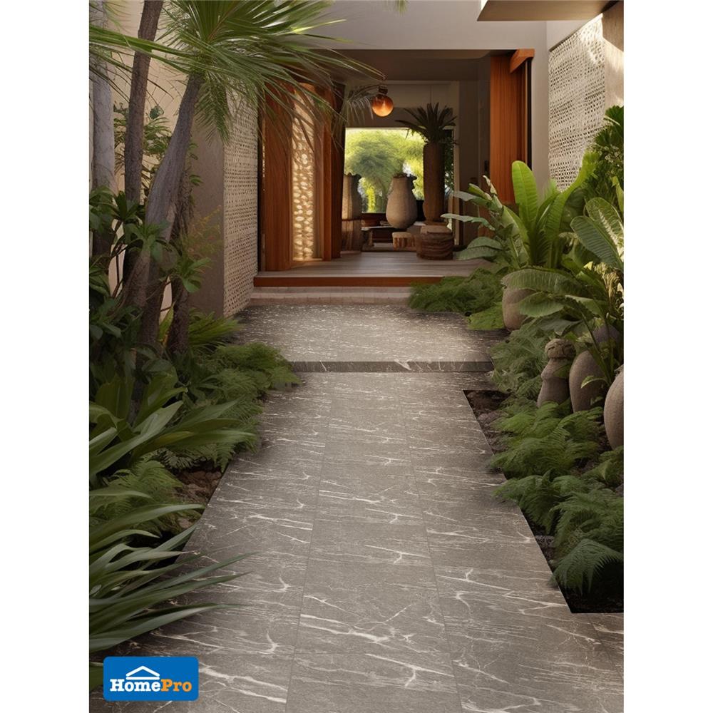 กระเบื้องพื้นพอร์ซเลน  16x16 นิ้ว TARA การ์ดี้ น้ำตาล HYG PM 0.96 ตร.ม.