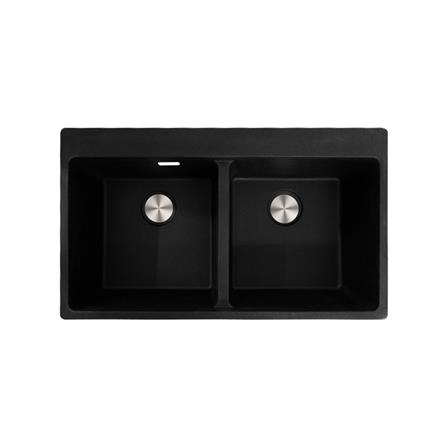 ซิงค์ฝัง 2 หลุม FRANKE MRG 620 86 ซม. สีดำ_0