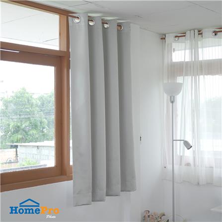 ผ้าม่าน EYELET HOME LIVING STYLE ALBANY UV 150X160 ซม. สีเทา_6