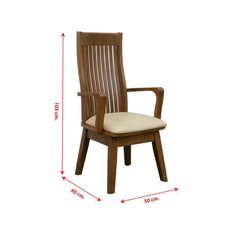 ชุดโต๊ะอาหาร 6 ที่นั่ง FURDINI KRAFT สีวอลนัท_7