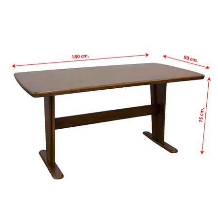 ชุดโต๊ะอาหาร 6 ที่นั่ง FURDINI KRAFT สีวอลนัท_6