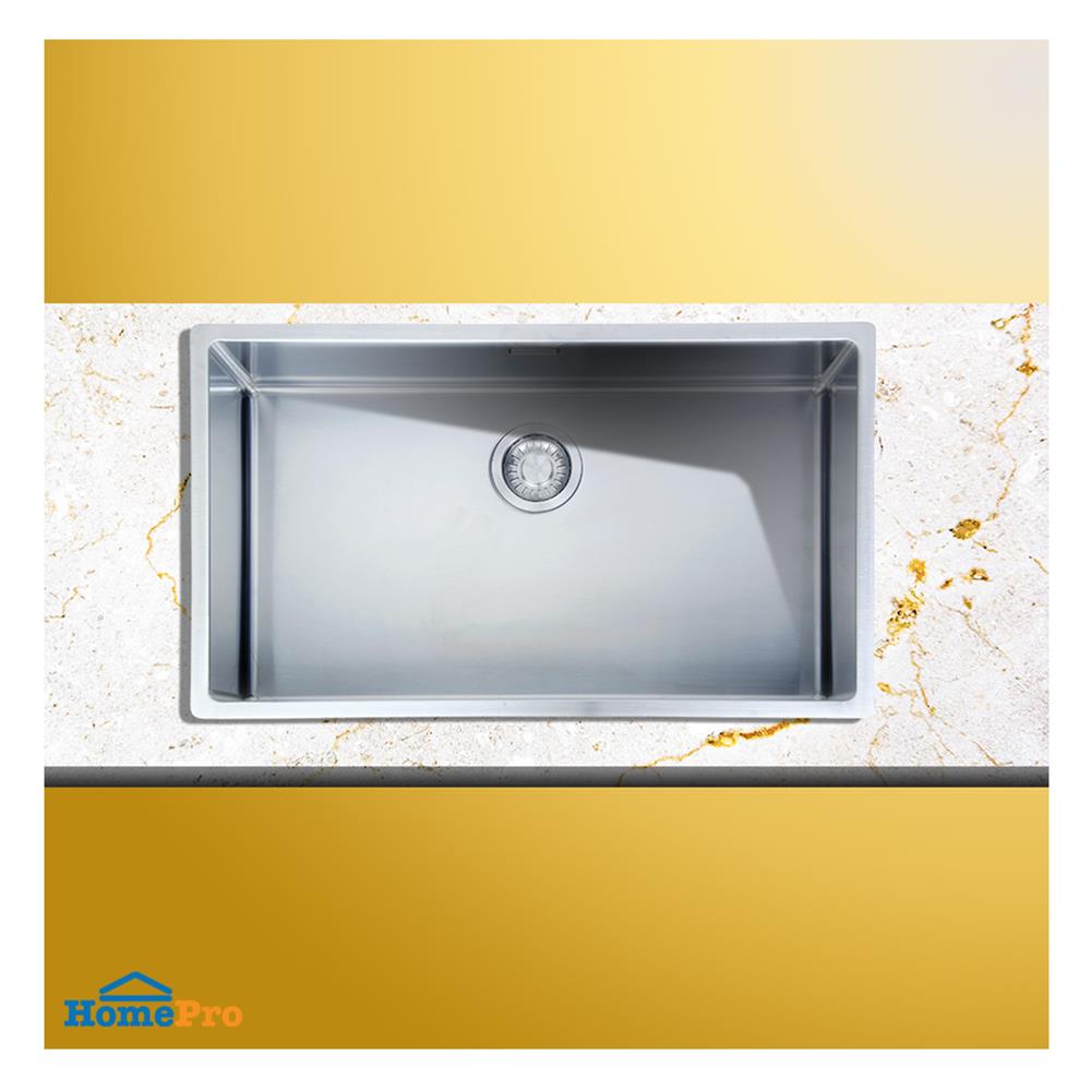 ซิงค์ฝัง 1 หลุม FRANKE BXX 210-72 U 76 ซม. สีเงิน