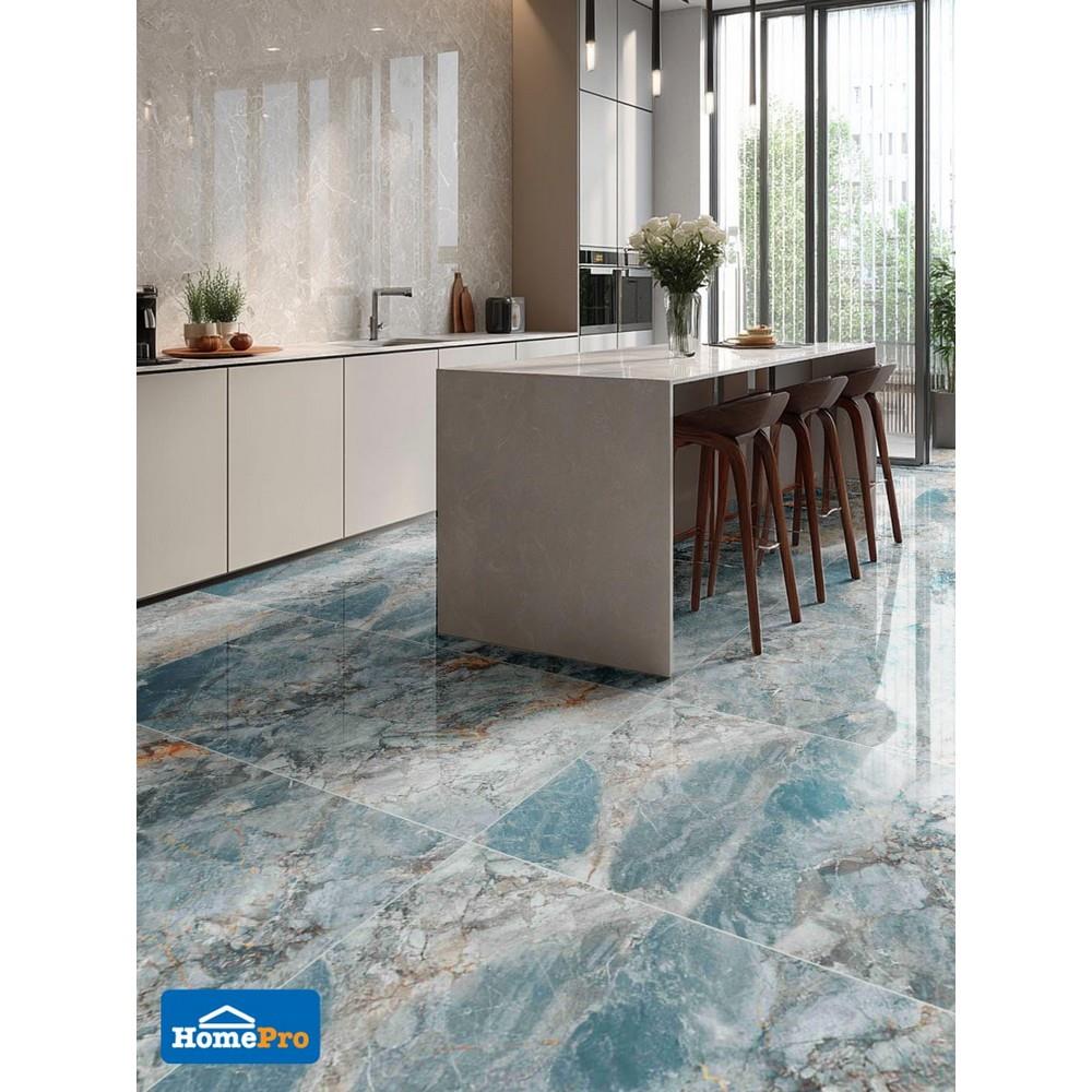 กระเบื้องพื้นพอร์ซเลน 60x120 ซม. COTTO กลาเซียร์ เขียว PM 1.44 ตร.ม.