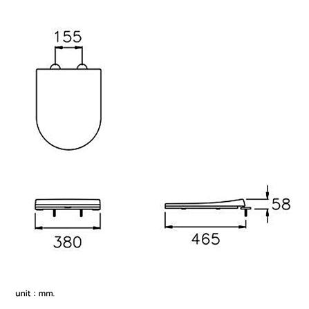 ฝารองนั่งชักโครก COTTO C91102_1