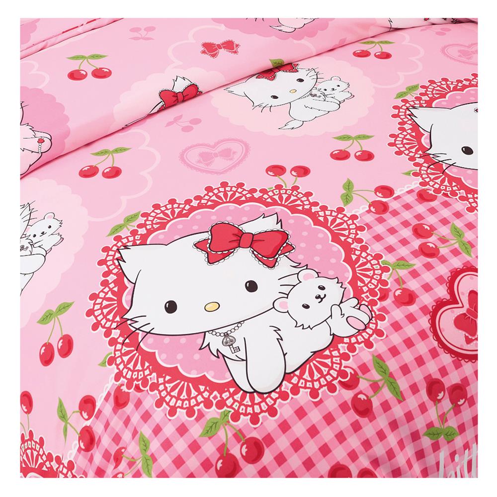 ชุดผ้าปูที่นอน 5 ฟุต 6 ชิ้น TULIP CHARMMYKITTY 60205-DLC138