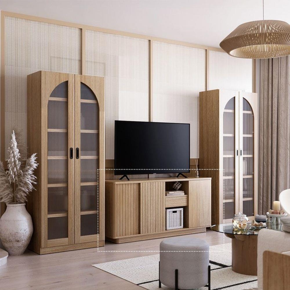 ตู้วางทีวี SB FURNITURE VALLEY 19230519 160 ซม. สี VALLEY OAK