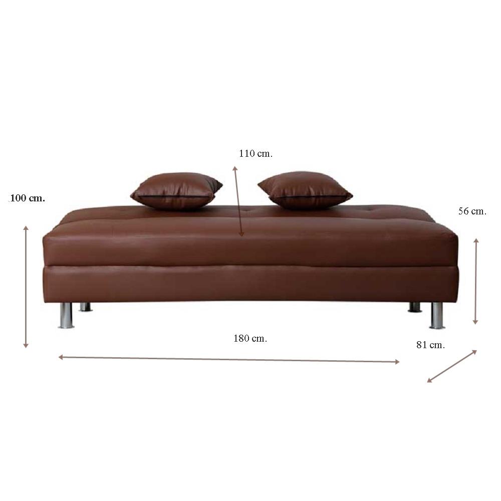 โซฟาเบด AS FURNITURE FABIEN LBWD42 สีน้ำตาลเข้ม