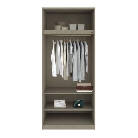 ตู้เสื้อผ้า 2 บานเปิด SB BUILT IN WARDROBE PLUS 59061075 100 ซม. สี CANYON OAK_2