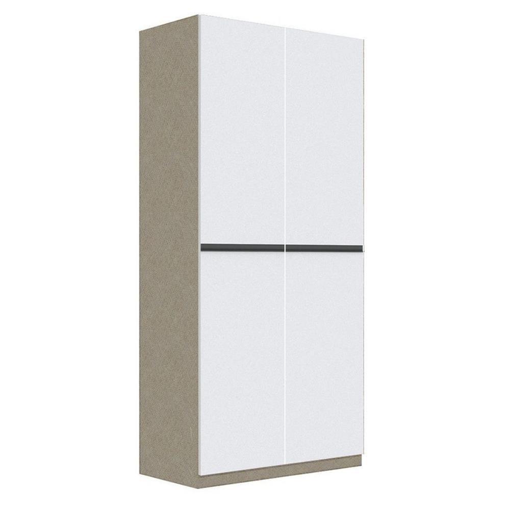 ตู้เสื้อผ้า 2 บานเปิด SB BUILT IN WARDROBE PLUS 59061043 100 ซม. สีขาว