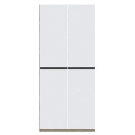 ตู้เสื้อผ้า 2 บานเปิด SB BUILT IN WARDROBE PLUS 59061043 100 ซม. สีขาว_0