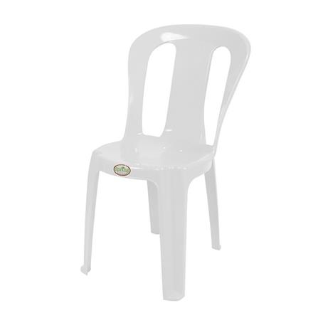 เก้าอี้พลาสติกสกรีน SPRING NORMA CHAIR สีขาว_0