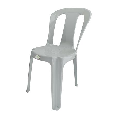 เก้าอี้พลาสติกสกรีน SPRING NORMA CHAIR สีเทา_0