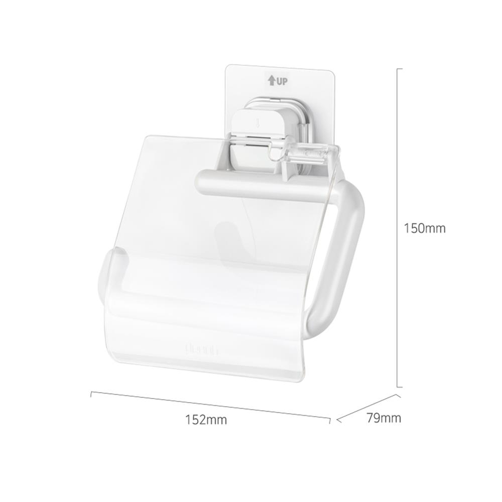 ที่ใส่กระดาษทิชชู่ DEHUB VRH120W-CW70 สีขาว