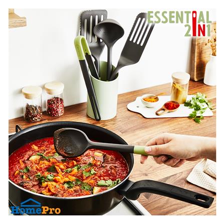 กระบวยแบน 28 ซม. TEFAL ESSENTIAL 2 IN 1 K2791024 สีเขียว_3