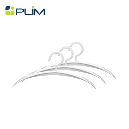 ไม้แขวนเสื้อ PLIM RUBBER สีขาว แพ็ก 3 ชิ้น_0