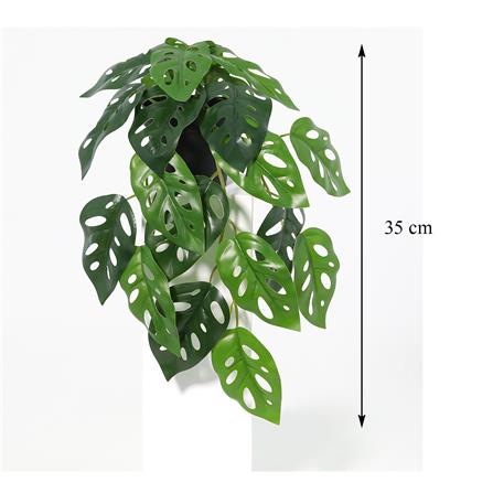 ต้นมอนสเตอร่าประดิษฐ์ใบเขียว SPRING 35 ซม._4