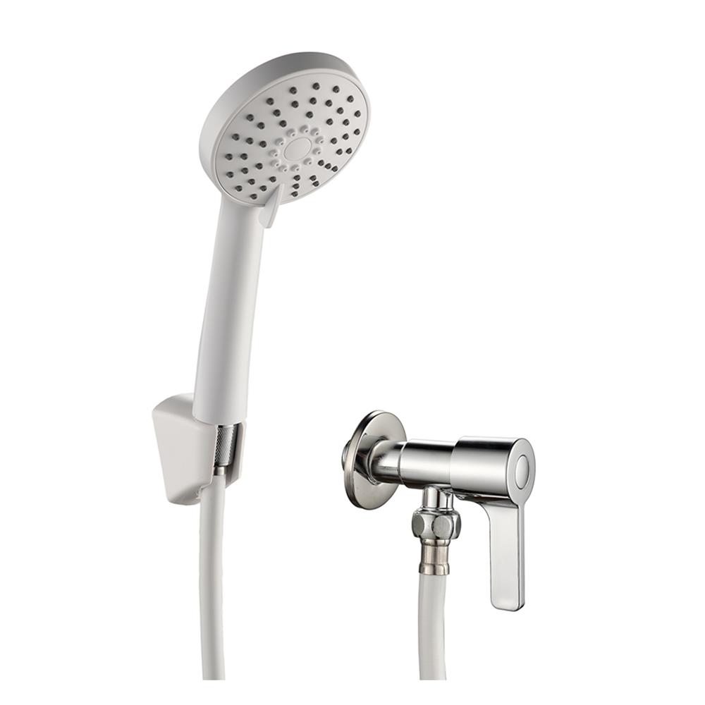 ชุดฝักบัวสายอ่อน 3 ระดับ BEN BN D413-D555W/SET สีขาว