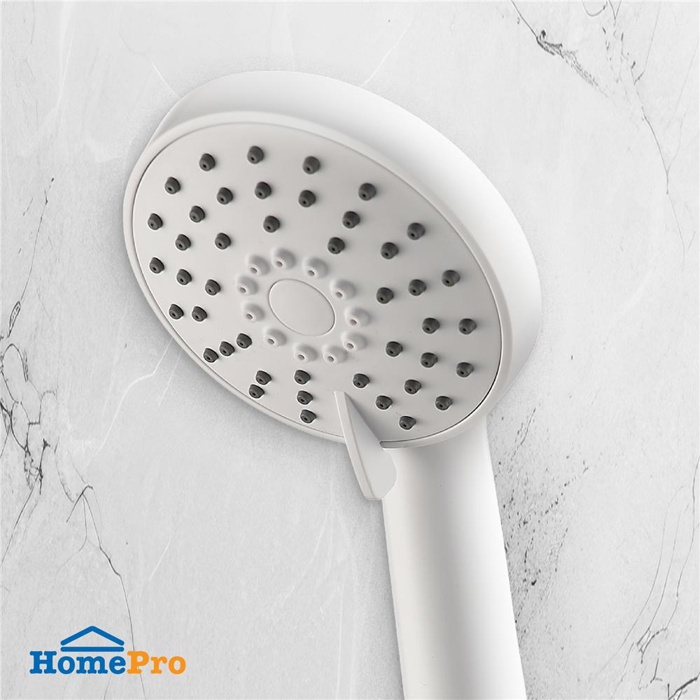 ชุดฝักบัวสายอ่อน 3 ระดับ BEN BN D413-D555W/SET สีขาว