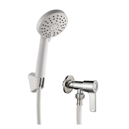 ชุดฝักบัวสายอ่อน 3 ระดับ BEN BN D413-D555W/SET สีขาว_0