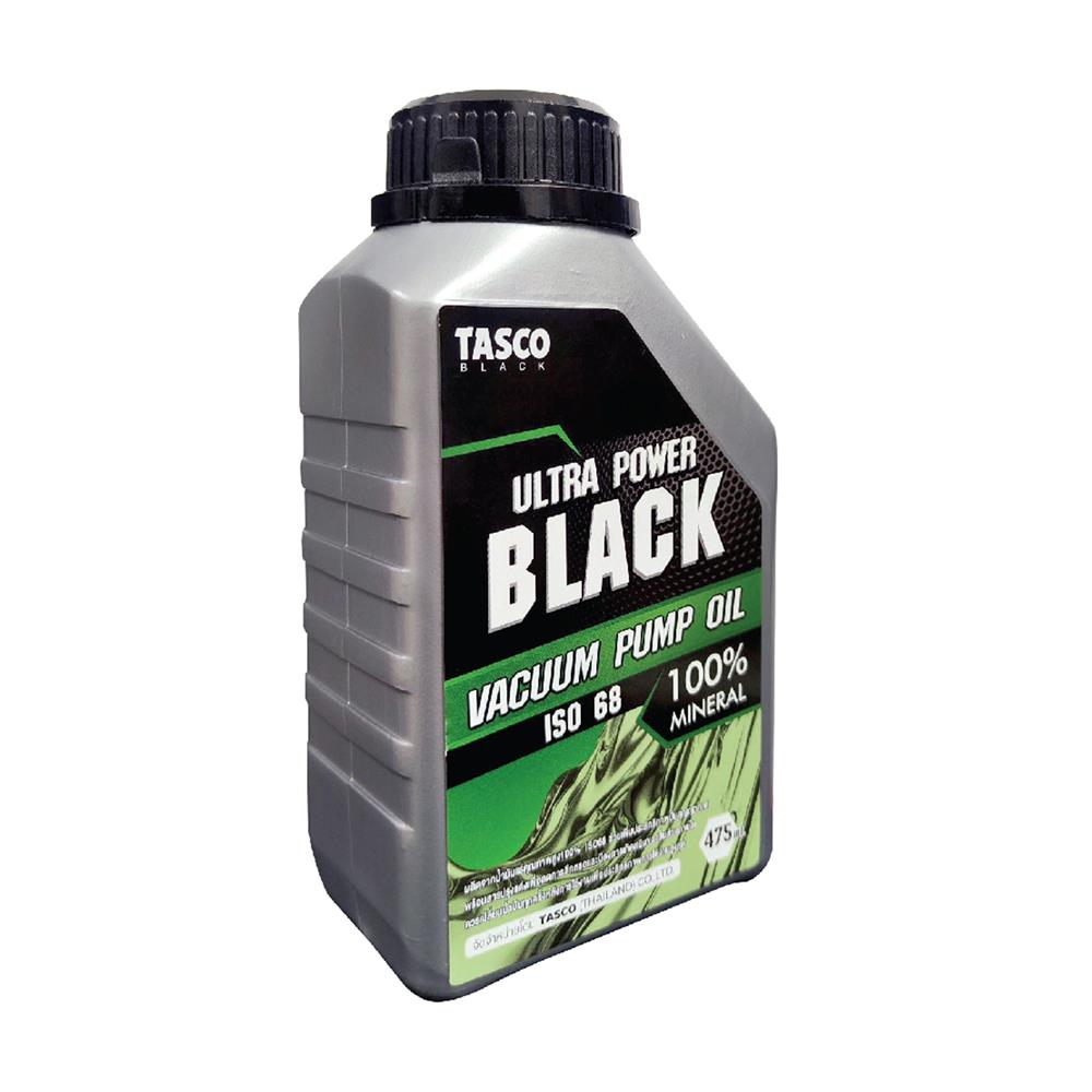น้ำมันปั๊มสุญญากาศ TASCO BLACK VO68 ULTRA POWER BLACK VACUUM OIL 475 มล.