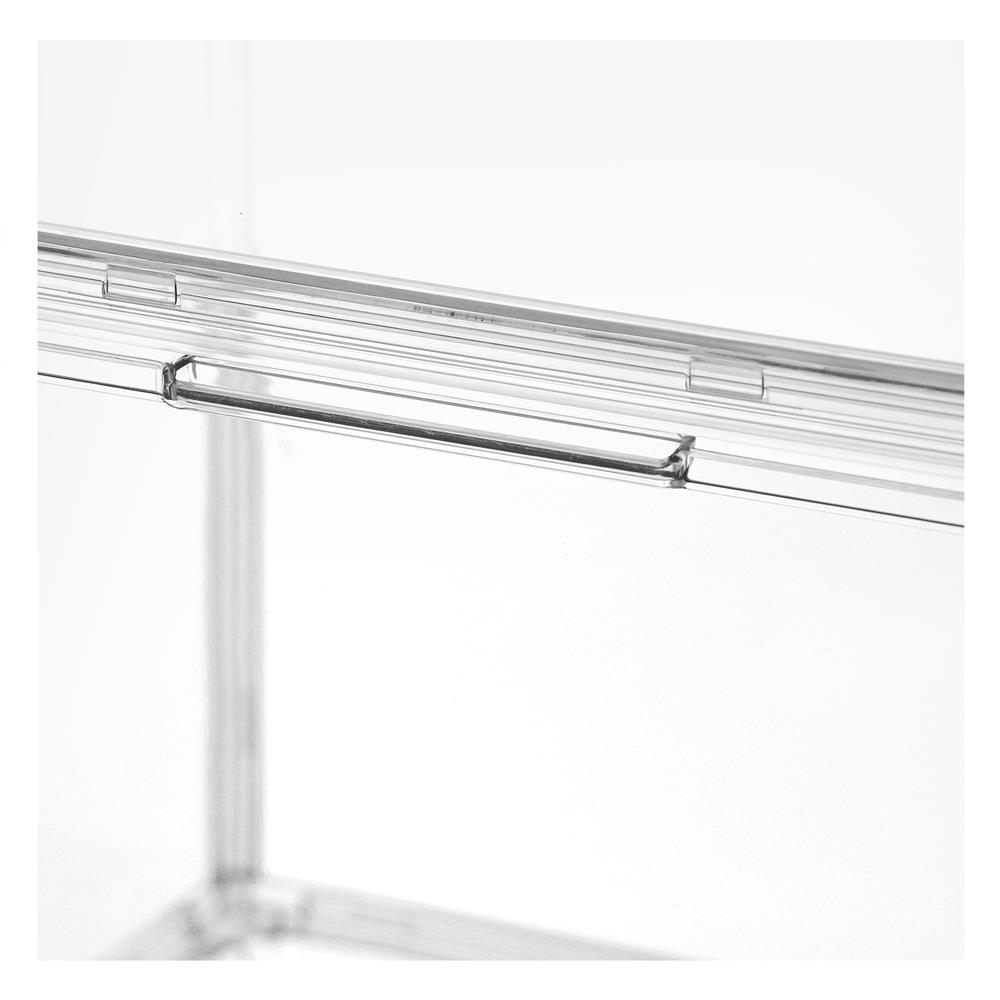 กล่องจัดเก็บฝาเปิด โมเดล STACKO KLEAR 36x27x24 ซม. สีใส