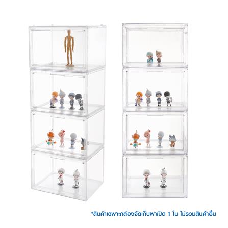 กล่องจัดเก็บฝาเปิด โมเดล STACKO KLEAR 36x27x24 ซม. สีใส_6