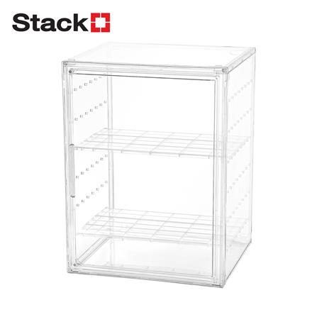 กล่องจัดเก็บโมเดล มีแท่นวาง STACKO KLEAR 24x27x36 ซม. สีใส_0