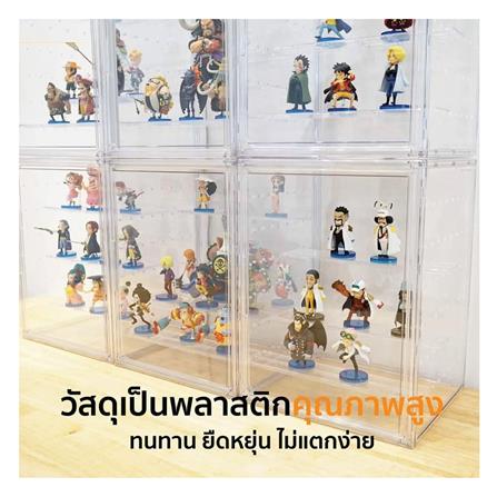กล่องจัดเก็บโมเดล มีแท่นวาง STACKO KLEAR 24x27x36 ซม. สีใส_10