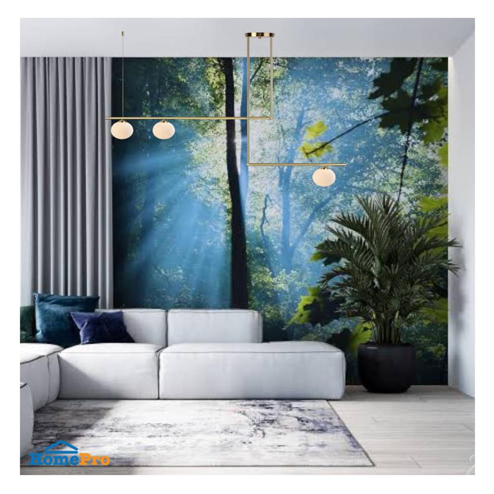 ไฟช่อ LUMAX 01-02881 สีขาว/ทอง 3 หัว