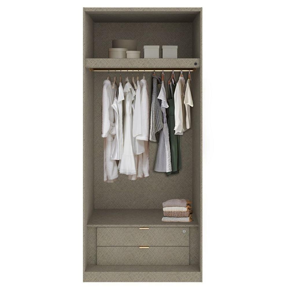 ตู้เสื้อผ้า 2 บานเปิด SB BUILT IN WARDROBE PLUS 59061089 100 ซม. สีโรสโกลด์