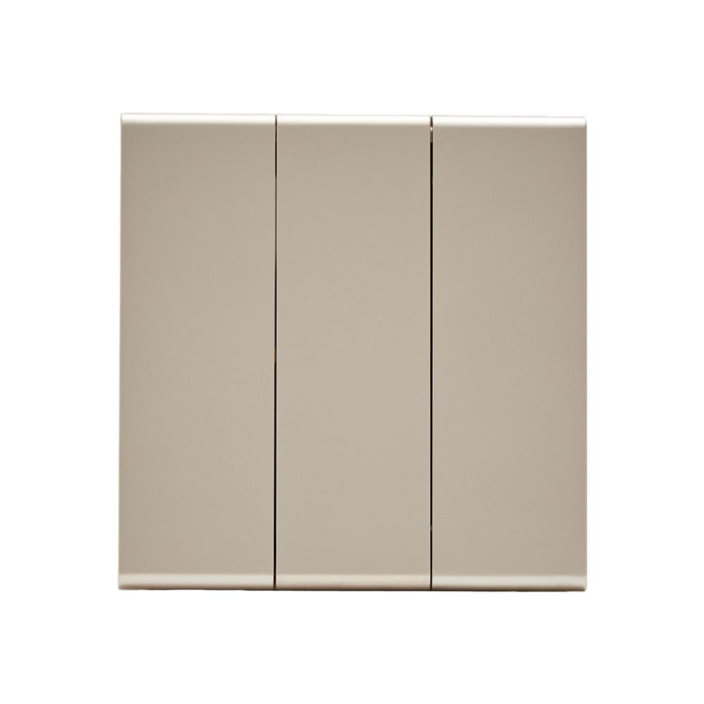 ชุดสวิตซ์ 2 ทาง 3 ช่อง SAHN D032-G สีทอง_0