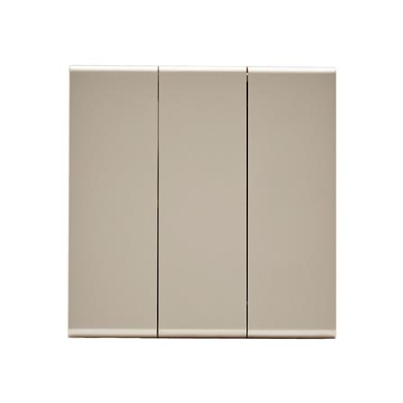 ชุดสวิตซ์ 2 ทาง 3 ช่อง SAHN D032-G สีทอง_1