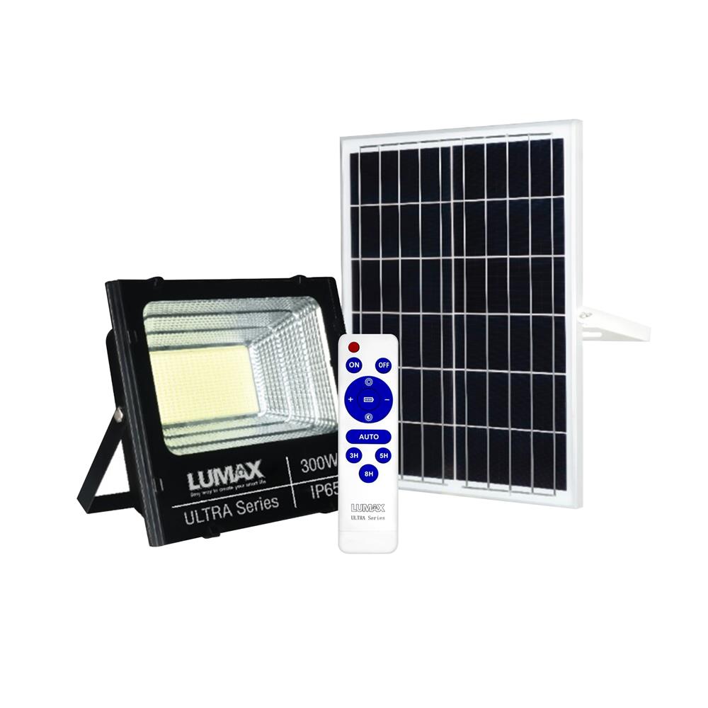 ไฟสปอตไลท์ SOLAR LUMAX 74-00029 300 วัตต์ DAYLIGHT สีดำ