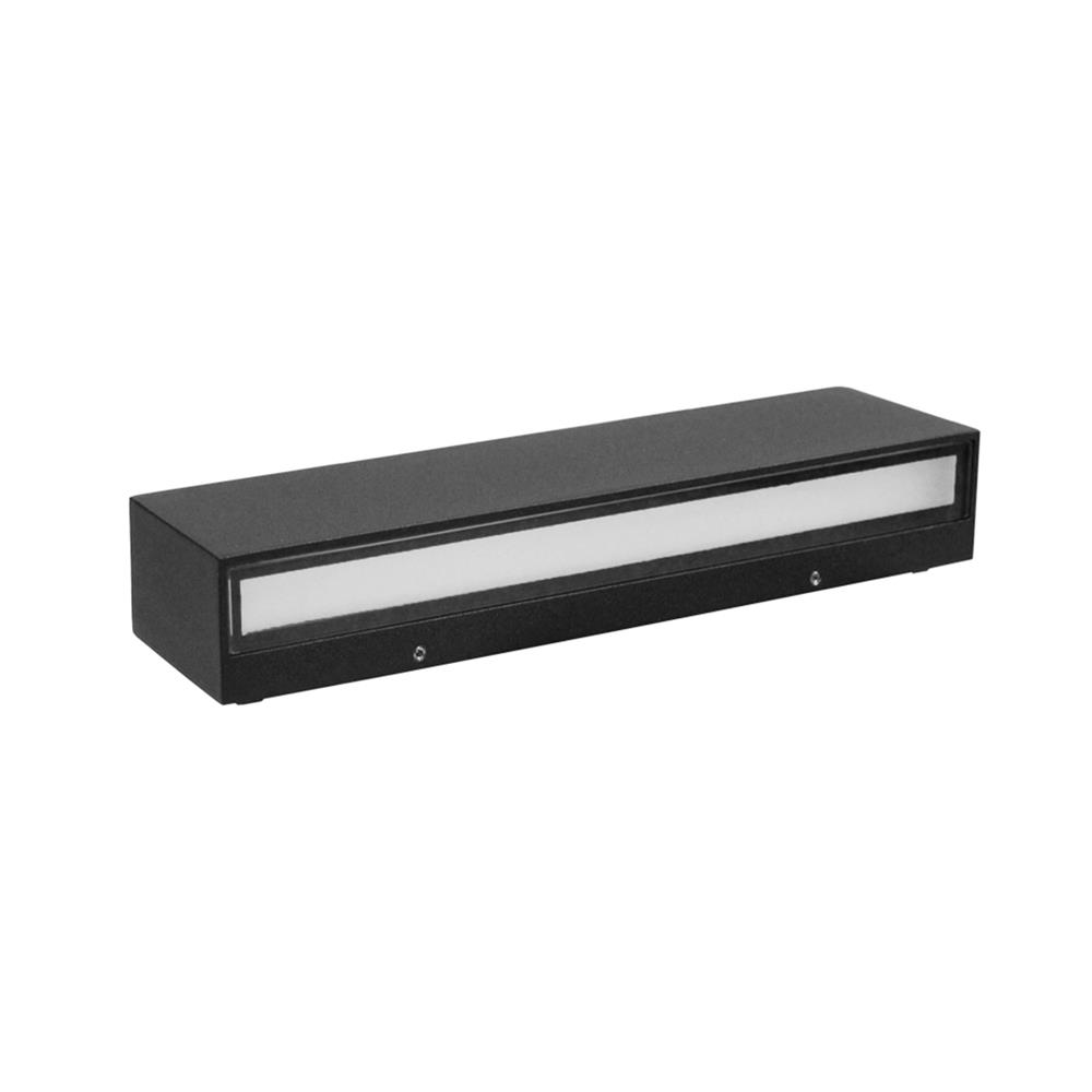 ไฟผนังภายนอก LED L&E 65-A0167 8 วัตต์ WARM WHITE สีดำ