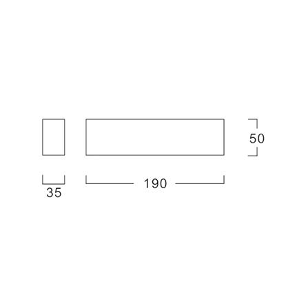 ไฟผนังภายนอก LED L&E 65-A0167 8 วัตต์ WARM WHITE สีดำ_6
