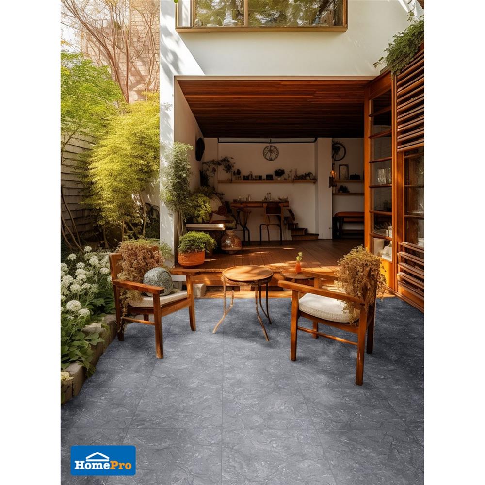 กระเบื้องพื้นพอร์ซเลน  40x40 ซม. TARA เฮลก้า เทา (HYG) PM 0.96 ตร.ม.