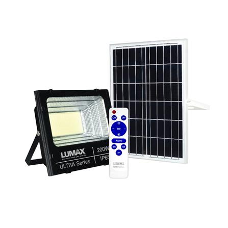 ไฟสปอตไลท์ SOLAR LUMAX 74-00028 200 วัตต์ DAYLIGHT สีดำ