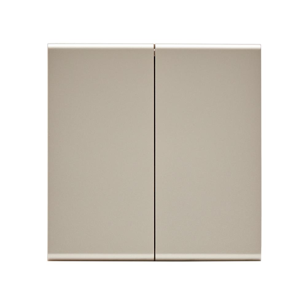 ชุดสวิตซ์ 2 ทาง 2 ช่อง SAHN D022-G สีทอง_1