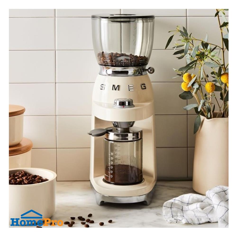 เครื่องบดเมล็ดกาแฟ SMEG CGF11CREU สีครีม