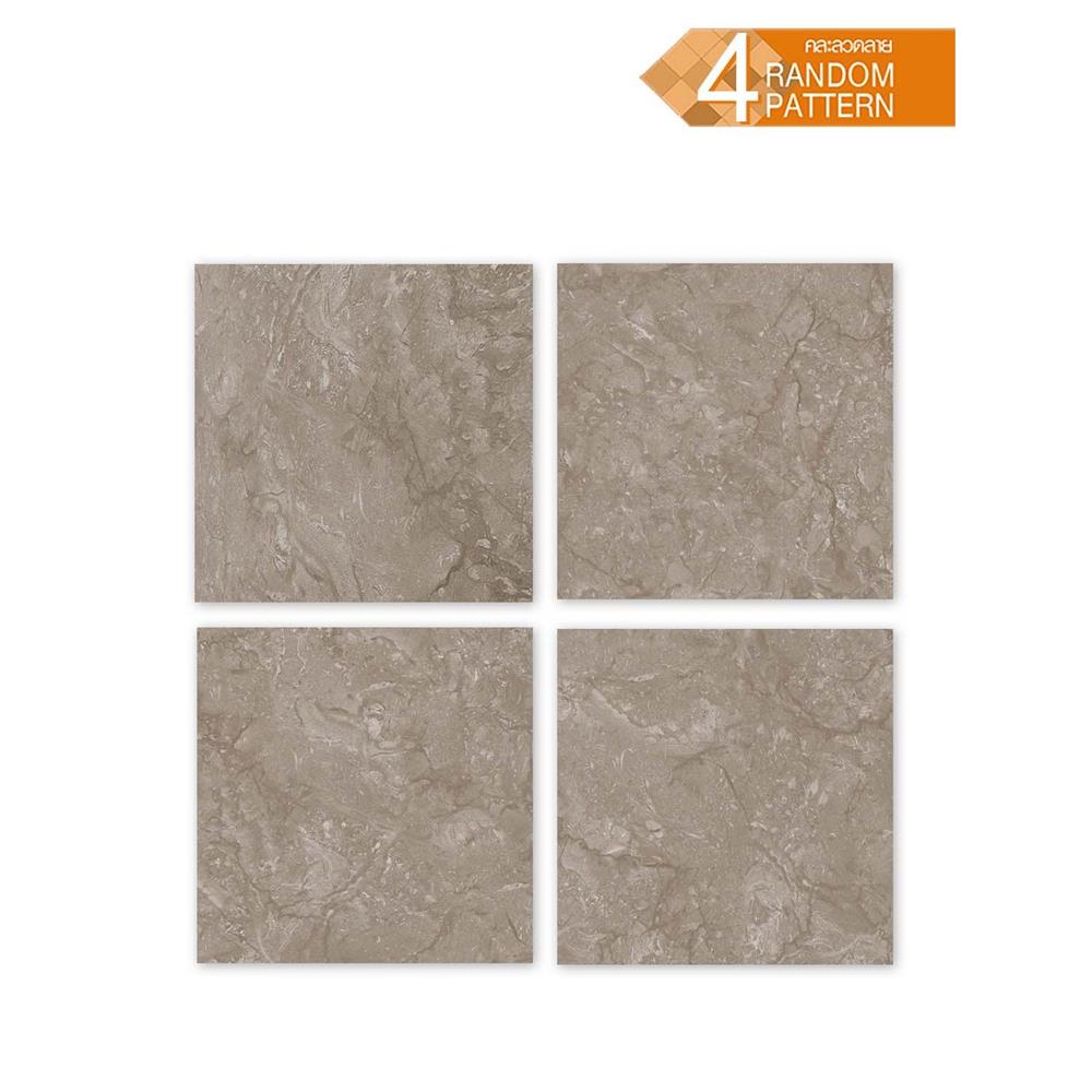 กระเบื้องพื้นพอร์ซเลน  40x40 ซม. เฮลก้า น้ำตาล (HYG) PM 0.96 ตร.ม.