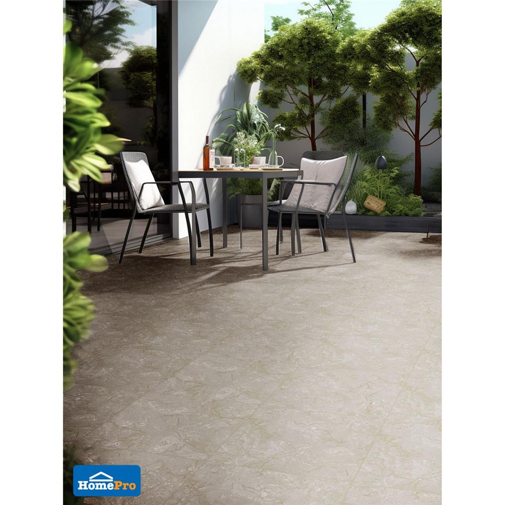 กระเบื้องพื้นพอร์ซเลน  40x40 ซม. เฮลก้า น้ำตาล (HYG) PM 0.96 ตร.ม.