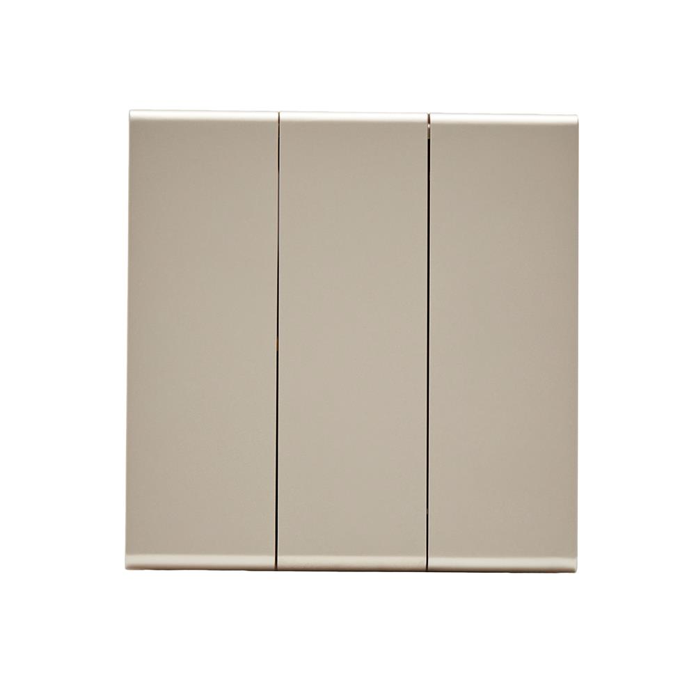 ชุดสวิตซ์ 1 ทาง 3 ช่อง SAHN D031-G สีทอง_1