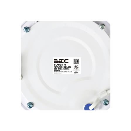 ดาวน์ไลท์ LED BEC BLADE III-O 12WTRI 6.6 นิ้ว 12 วัตต์ DAYLIGHT/COOL WHITE/WARM WHITE สีขาว_5