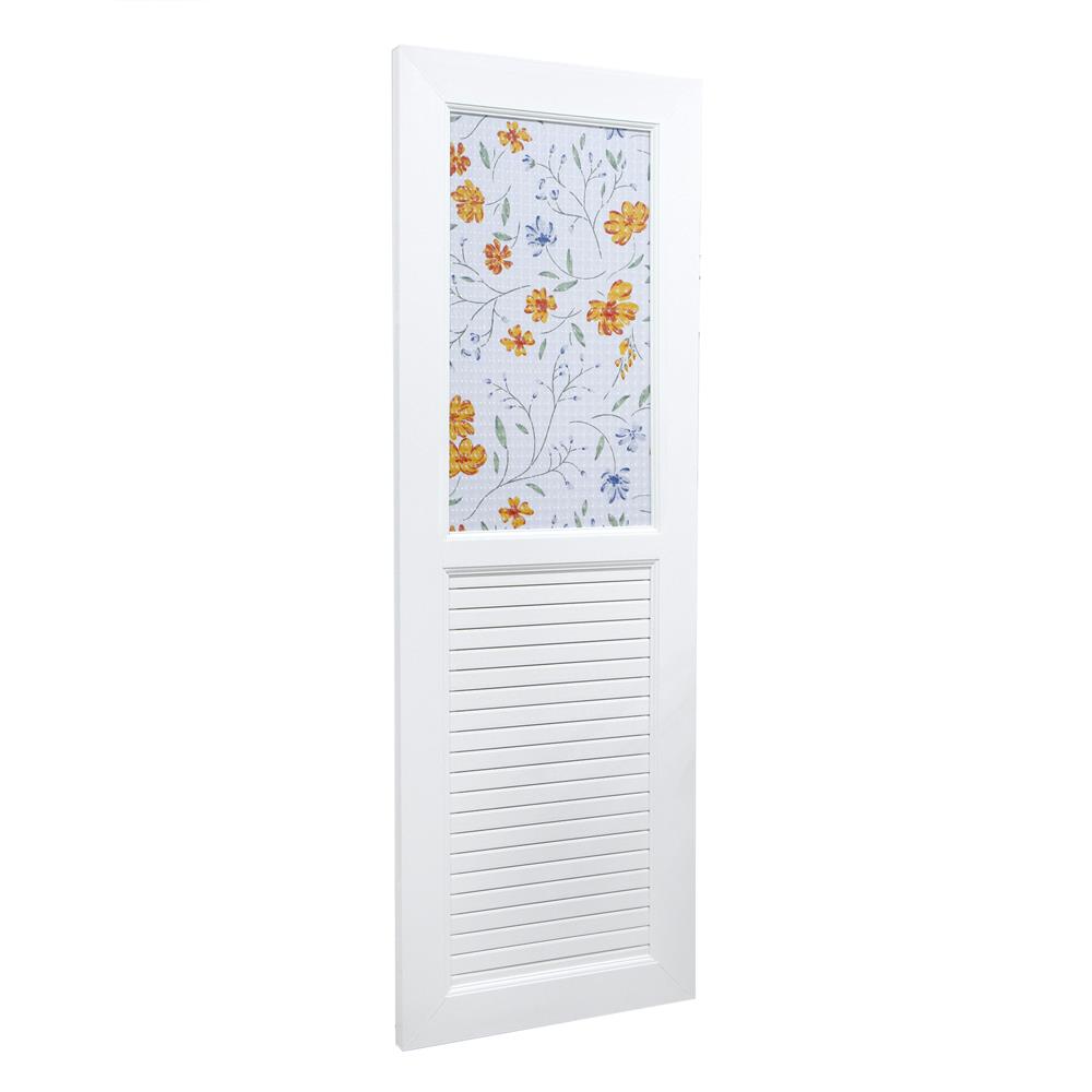 ประตูห้องน้ำ UPVC AZLE MARIGOLD 70X200 ซม. สีขาว พร้อมวงกบ ไม่เจาะลูกบิด