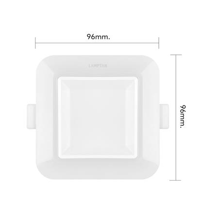 ดาวน์ไลท์ LED LAMPTAN SWOP 3.7 นิ้ว 9 วัตต์ DAYLIGHT/COOL WHITE/WARM WHITE สีขาว_7