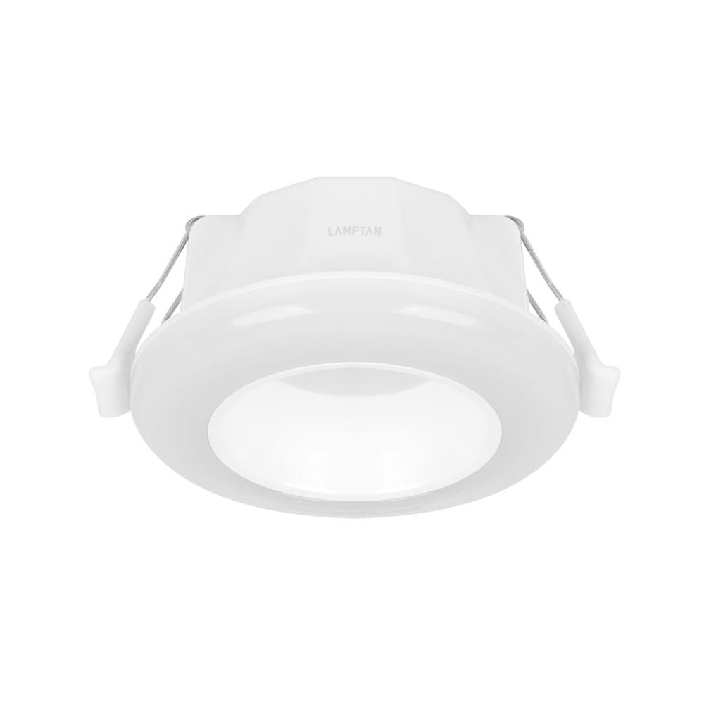 ดาวน์ไลท์ LED LAMPTAN SWOP 3.7 นิ้ว 9 วัตต์ DAYLIGHT/COOL WHITE/WARM WHITE สีขาว